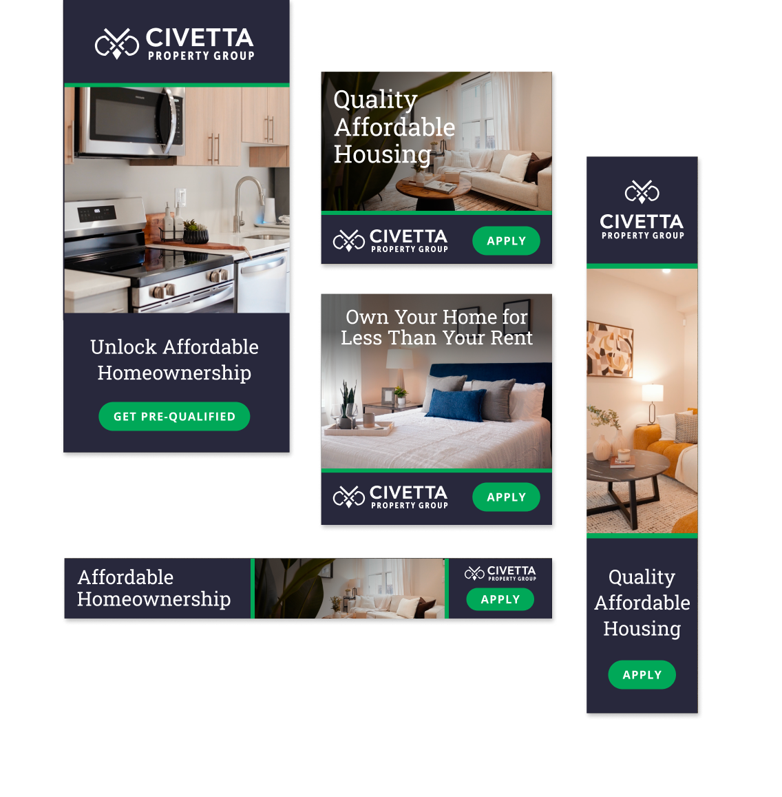 Civetta Property Group — digital ad units