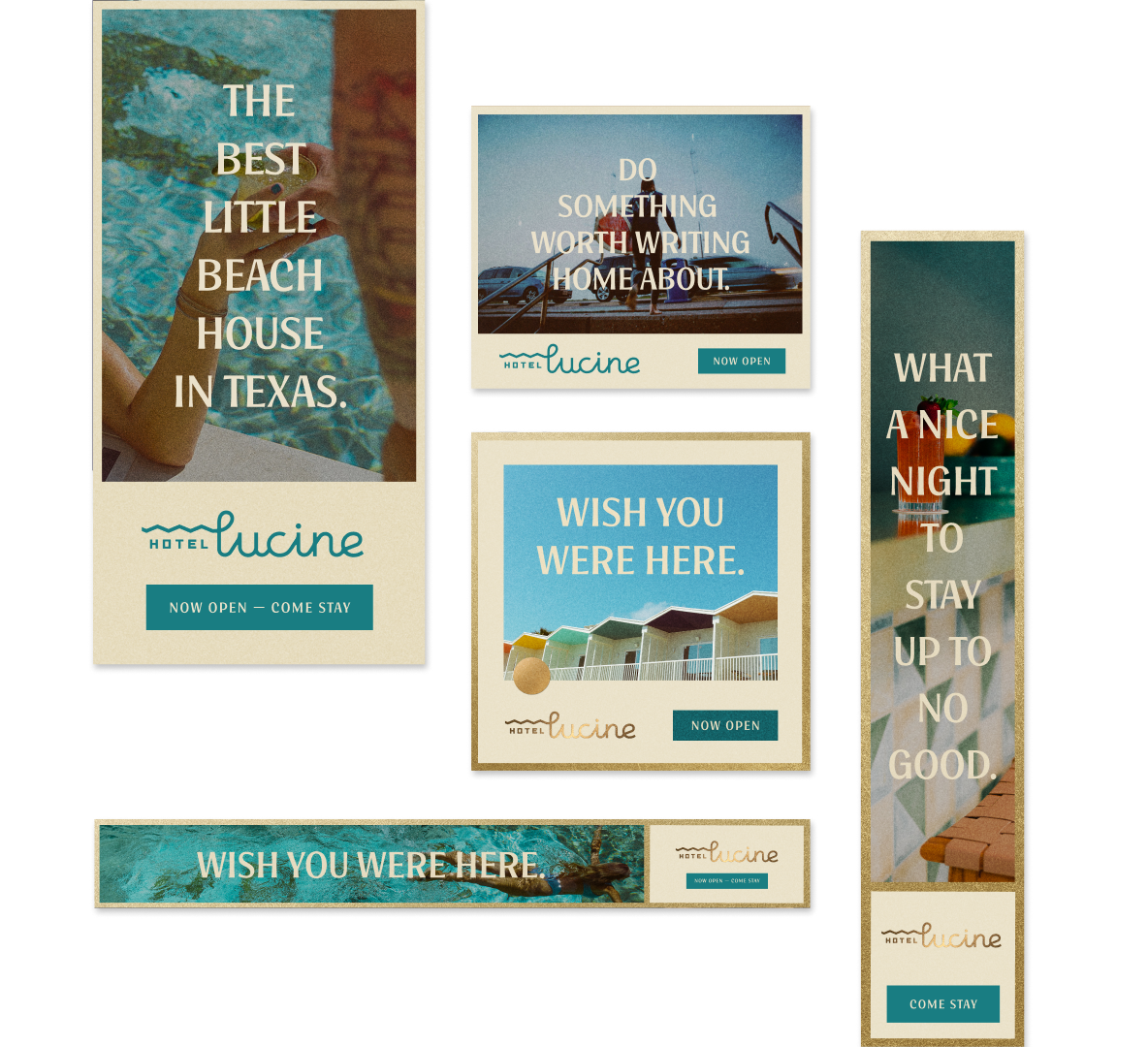 Hotel Lucine — digital ad units